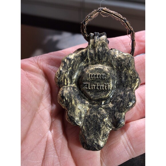 NECKLACE Sodalite And Lapis Lazuli Flower Pendant Handmade/Signed By Artisan - Picture 7 of 14